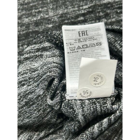 GAP Black-Gray Lightweight Hoodie Crewneck Long-Slv Stretchy Small New With Tags - Picture 16 of 16